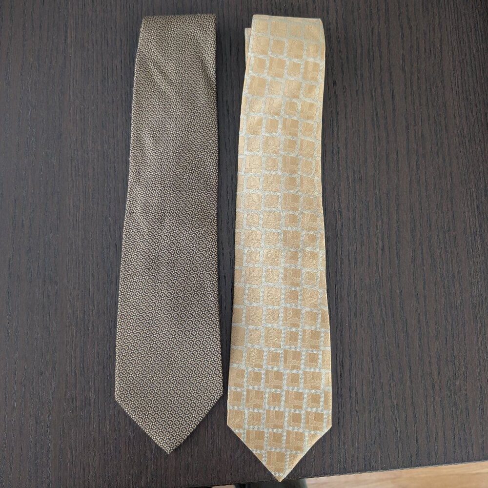 2 Giorgio Armani ties